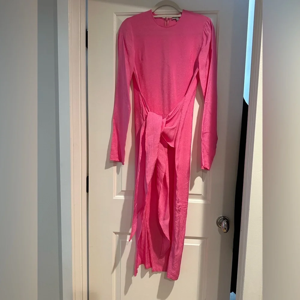 Atoir The Paris Dress in Shocking Pink - Picture 5 of 5